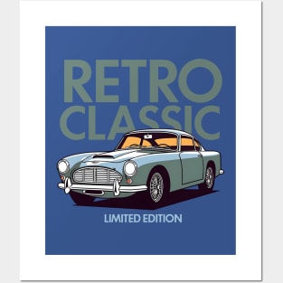 Retro Classic DB5 Posters and Art